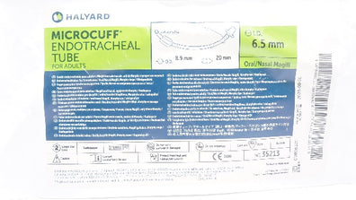 Halyard 35213 Microcuff Adult Endotracheal Tube ID 6.5mm (x)